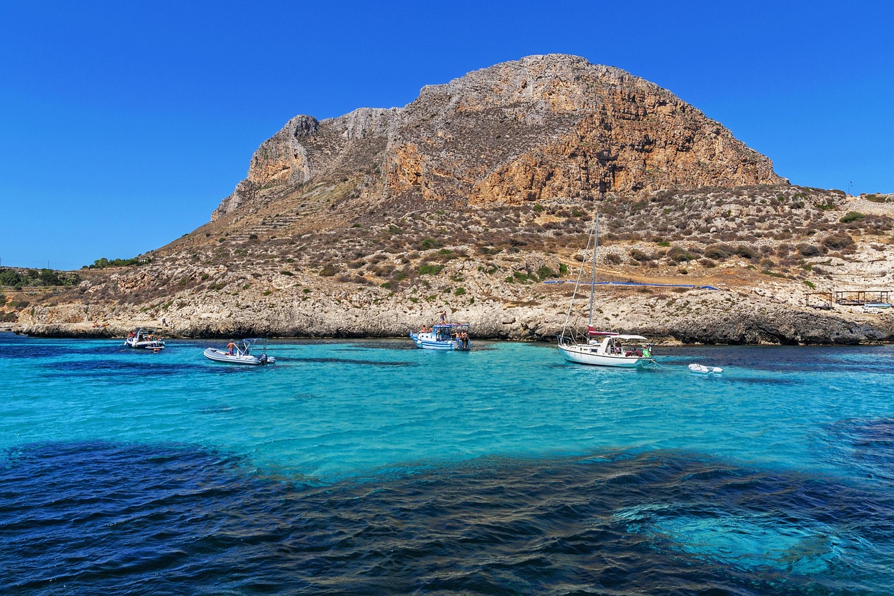 sicily, favignana, nature, island, sea, maer, sun, travel, vacation